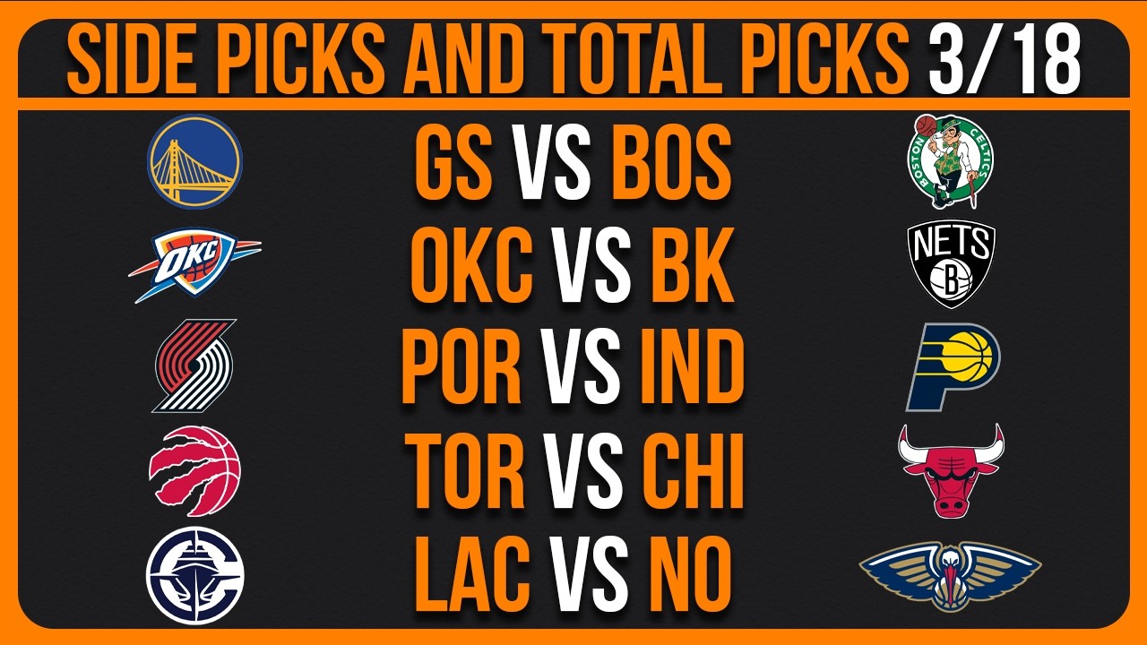 NBA Picks Today Wednesday 3/18/26 NBA Picks and Predictions | NBA Predictions Today | NBA Bets Today