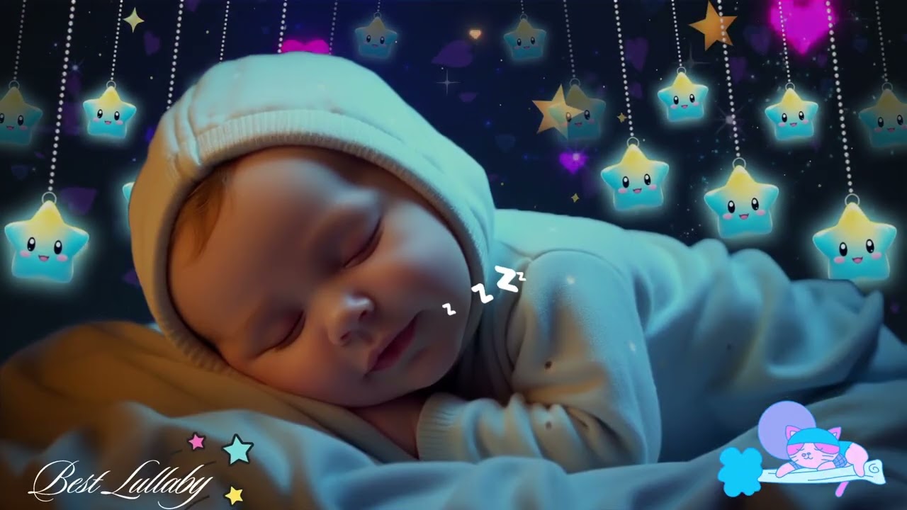 Sleep Instantly in 3 Minutes 🌙 Soothing Baby Music 💤 Mozart Brahms Lullaby 🎵 Overcome Insomnia