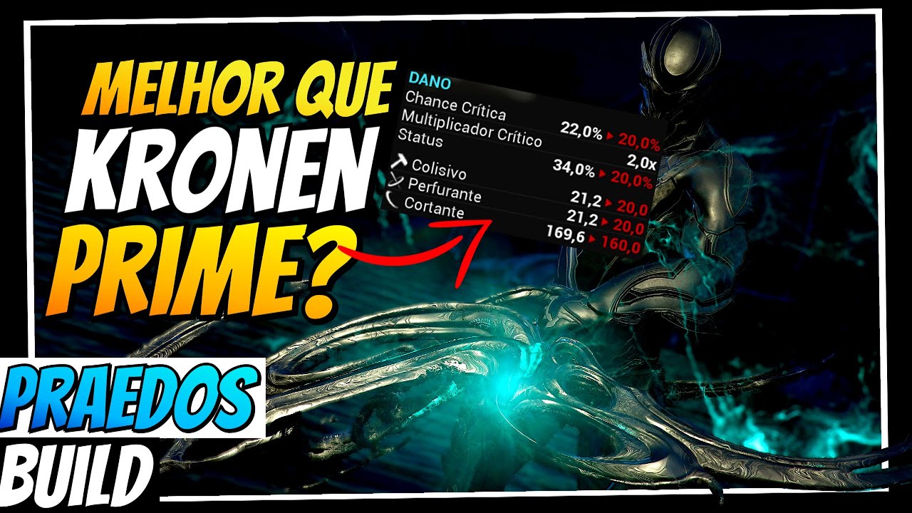 Praedos: MELHOR QUE KRONEN PRIME? NÃO, MAS NÃO PRECISA SER PORQUE... | Análise e Build - Warframe