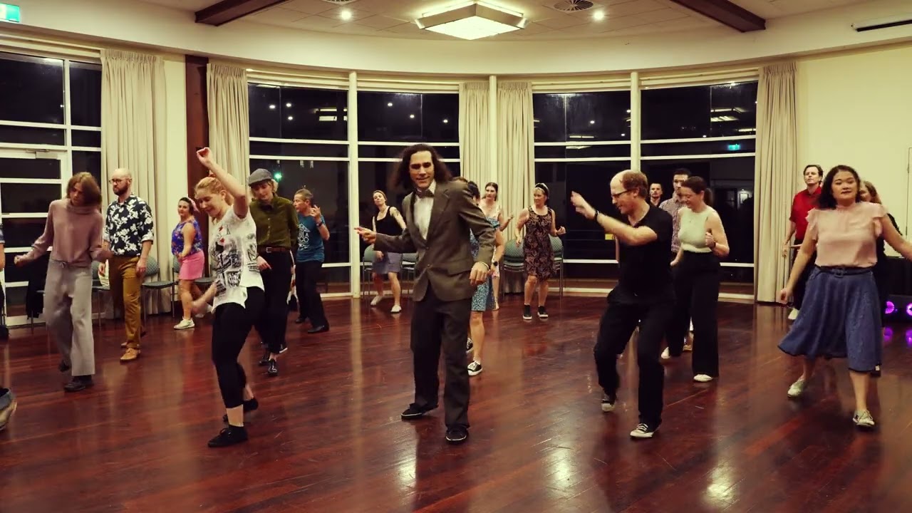 Frankie Manning's Electric Slide for World Lindy Hop Day Celebrations 2024