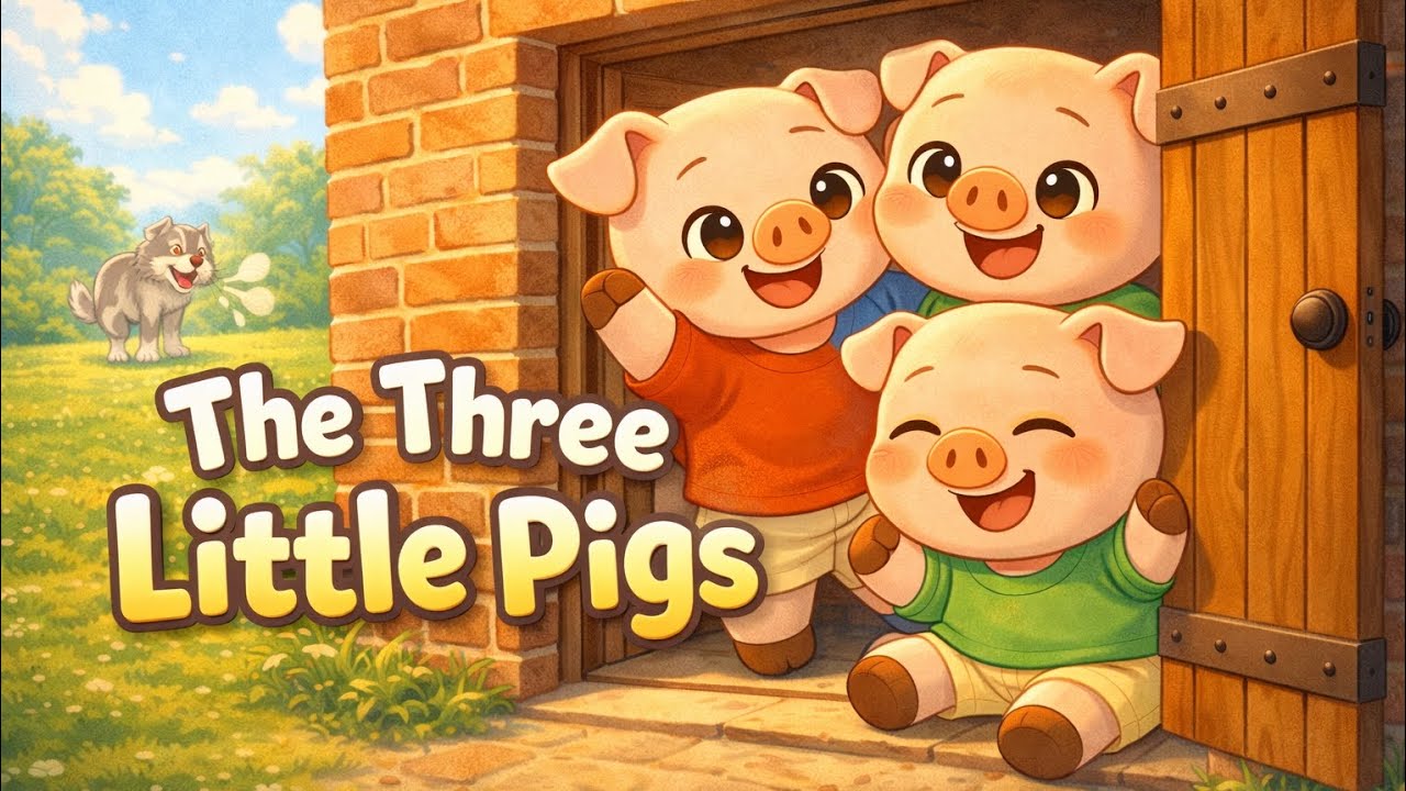 🐷🐷🐷 The 3 Little Pigs | Panchatantra Stories| Bedtime Stories for Kids | English Stories | Moral Lok