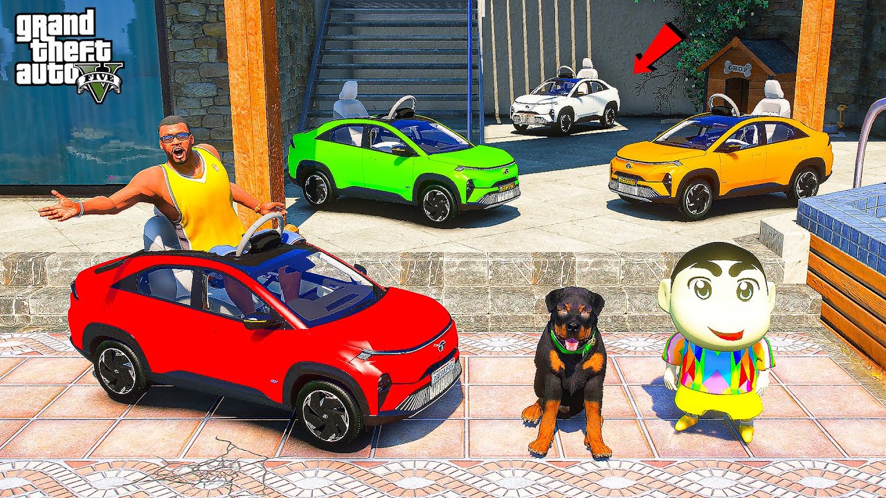 Franklin & Shinchan Buy TATA CURVV Toy Car in GTA 5