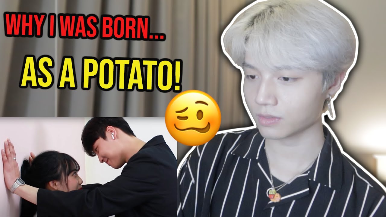 potato asian boy reacts to HOW GIRLS REACT TO HOT BOY - “this world is unfair…”