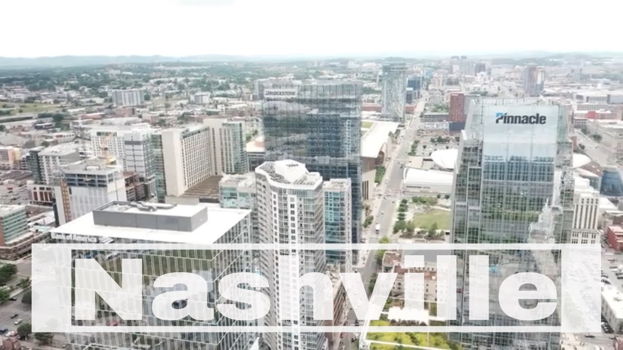Drone Nashville, Tennessee | Music City | Country Music Hall of Fame and Museum