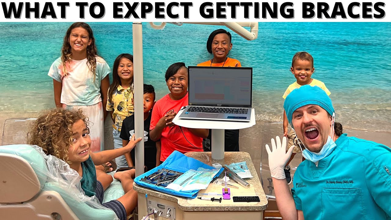 GETTING BRACES- What to Expect from an Orthodontist Putting Braces on His Son!