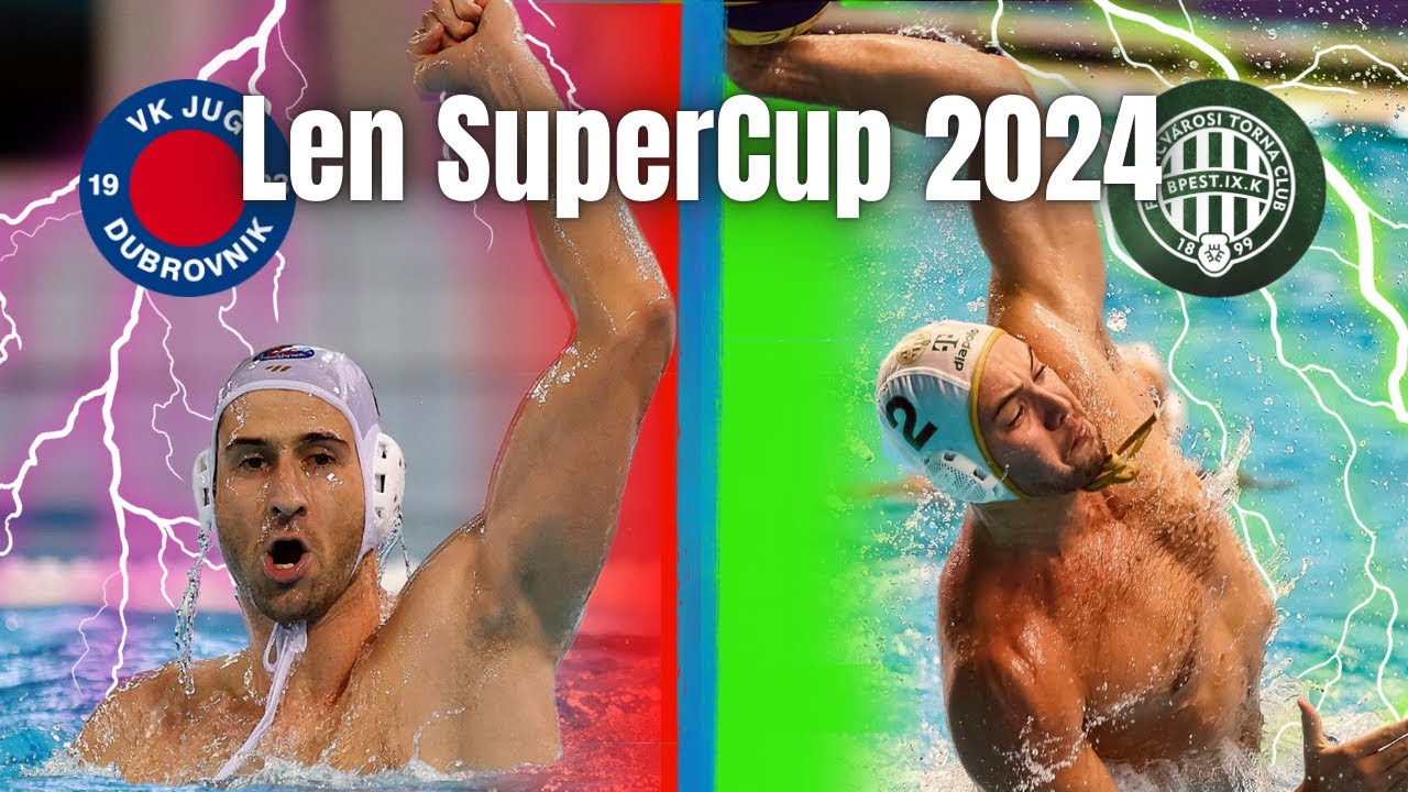 JUG🇭🇷🆚🇭🇺FTC |Len Super Cup 2024🔥 #waterpolo