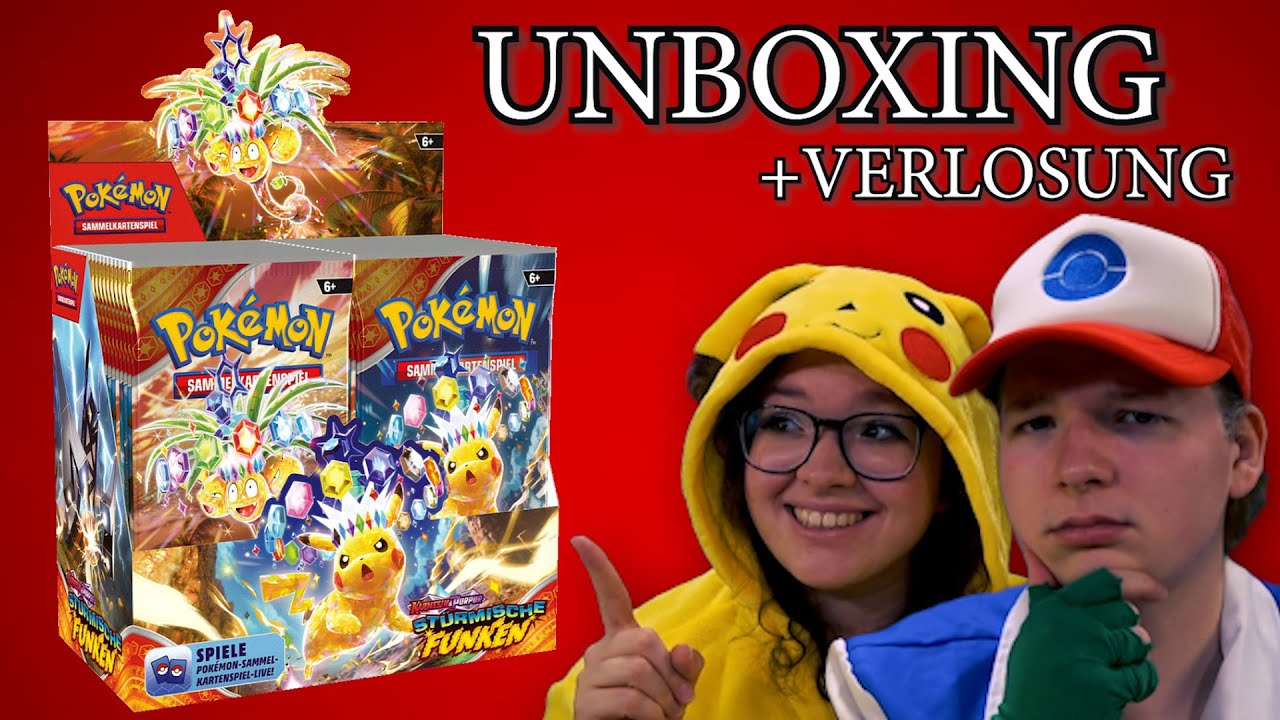Pokemon Stürmische Funken Booster Display Opening deutsch | Karmesin & Purpur | Unboxing | Trader