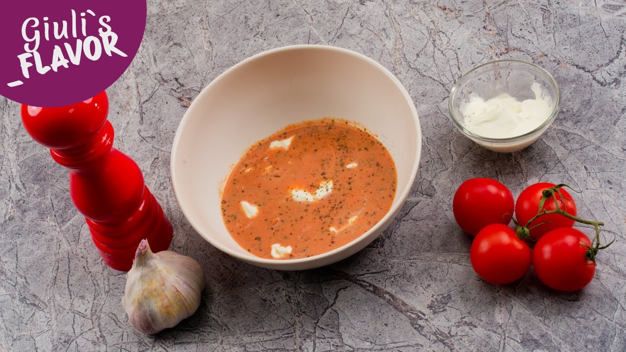 MAMAS LEGENDÄRE TOMATENSUPPE – 🍅 😍 🥓 MIT SCHWARZWÄLDER SCHINKEN