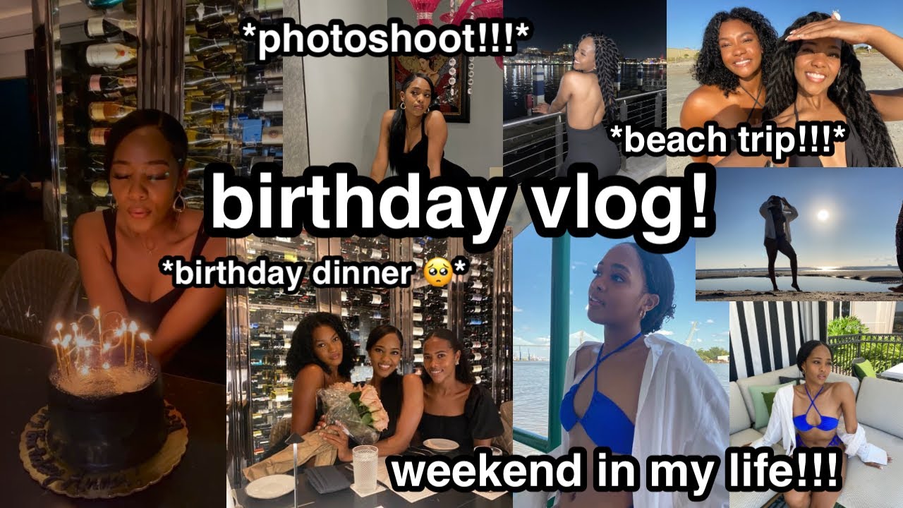 *CHAOTIC* WEEKEND IN MY LIFE | birthday vlog!!! beach trip!!