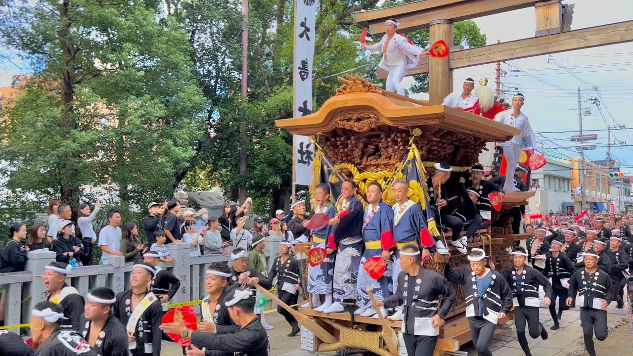 鳳だんじり祭り  大鳥大社  宮入／宮出  2024(令和6年)