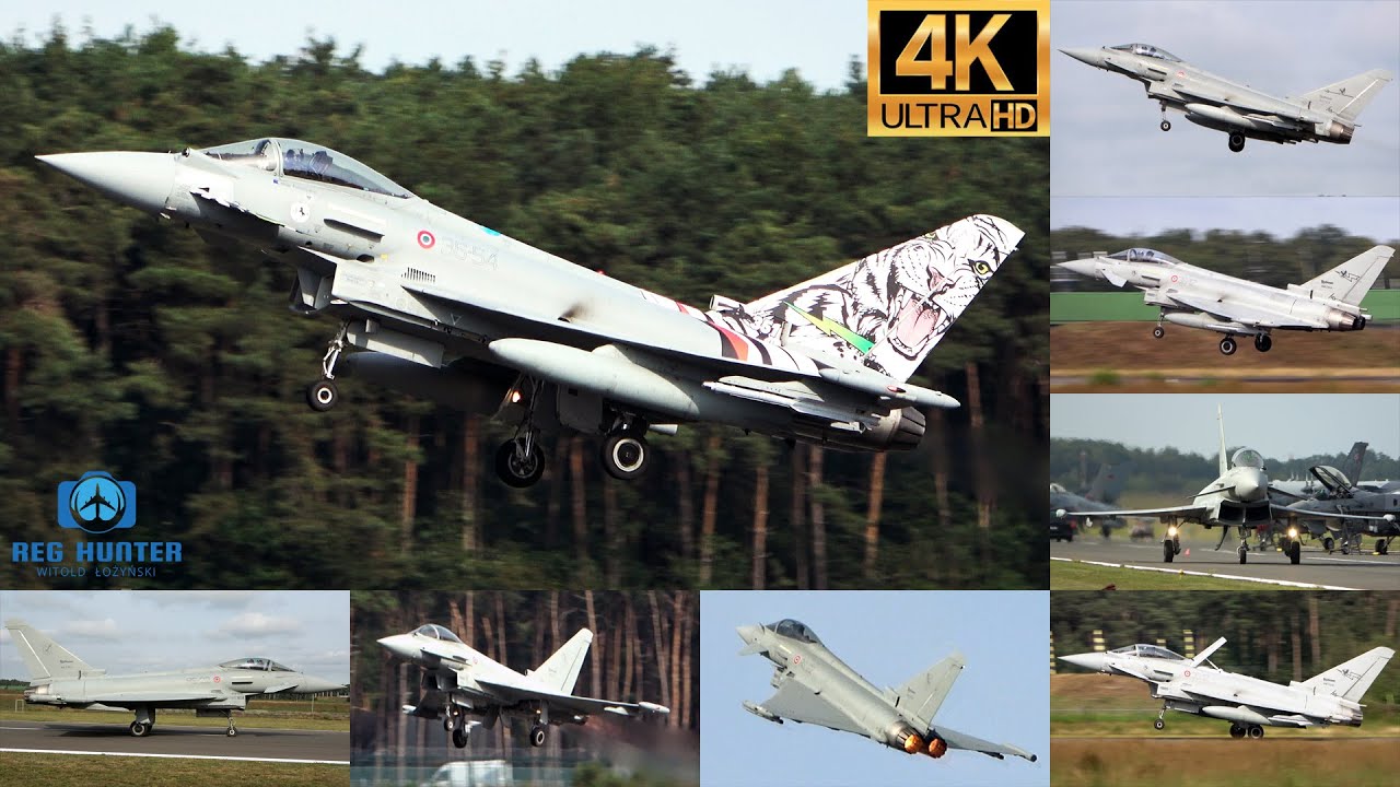 Italian Eurofighter Typhoon EF2000 at Kleine Brogel Air Base - XTM 2021