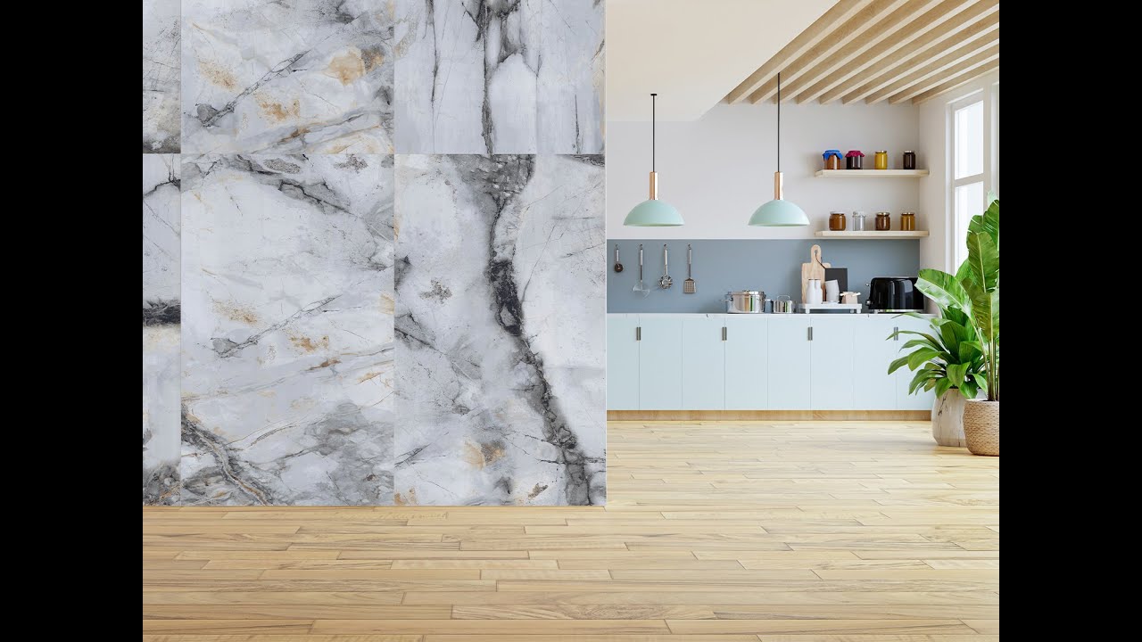 Invisible Marble Glazed Polish Porcelain Floor Tile