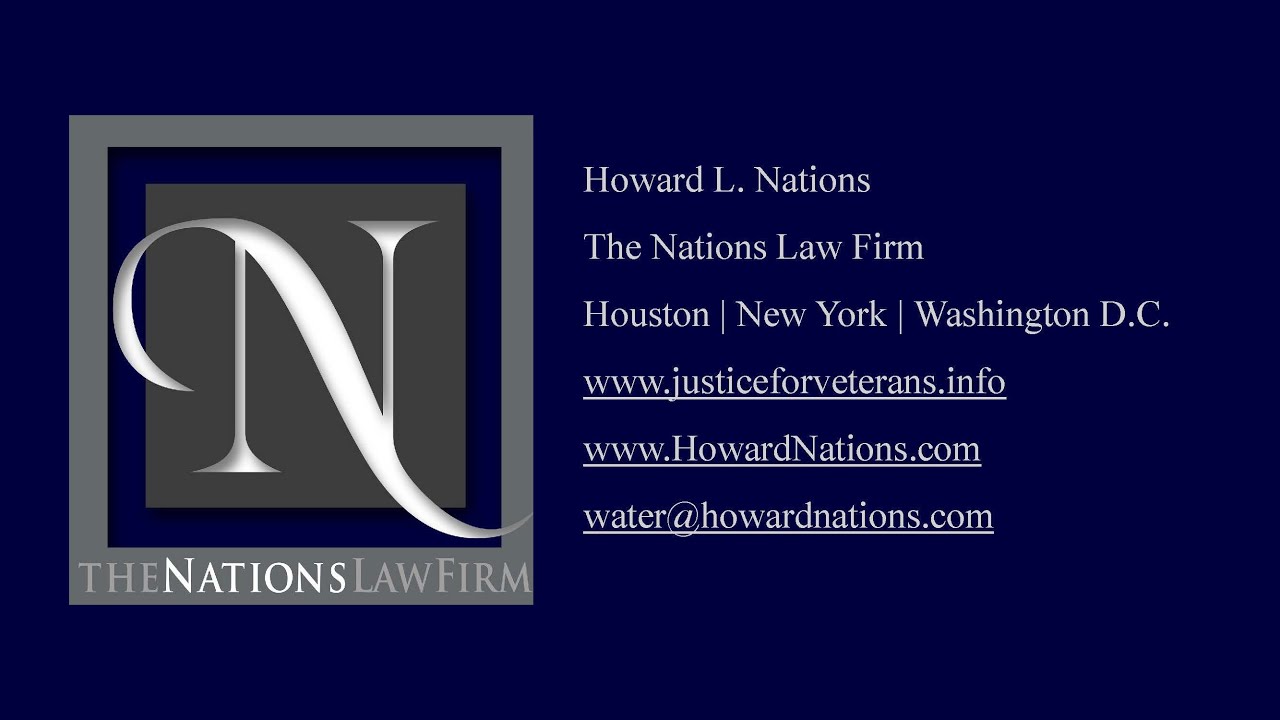 Camp Lejeune Litigation Update with Howard Nations
