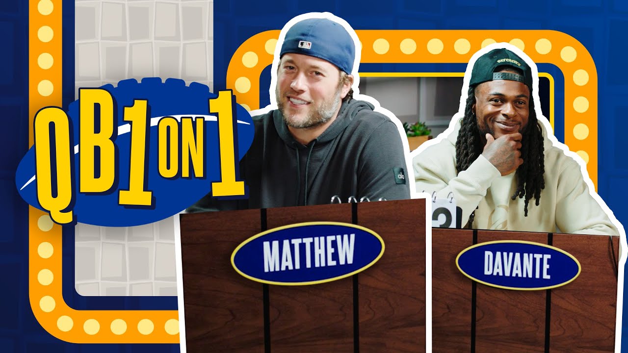Matthew Stafford & Davante Adams Play Guess Who, Watch Sean McVay's Highlights & More | QB 1 On 1