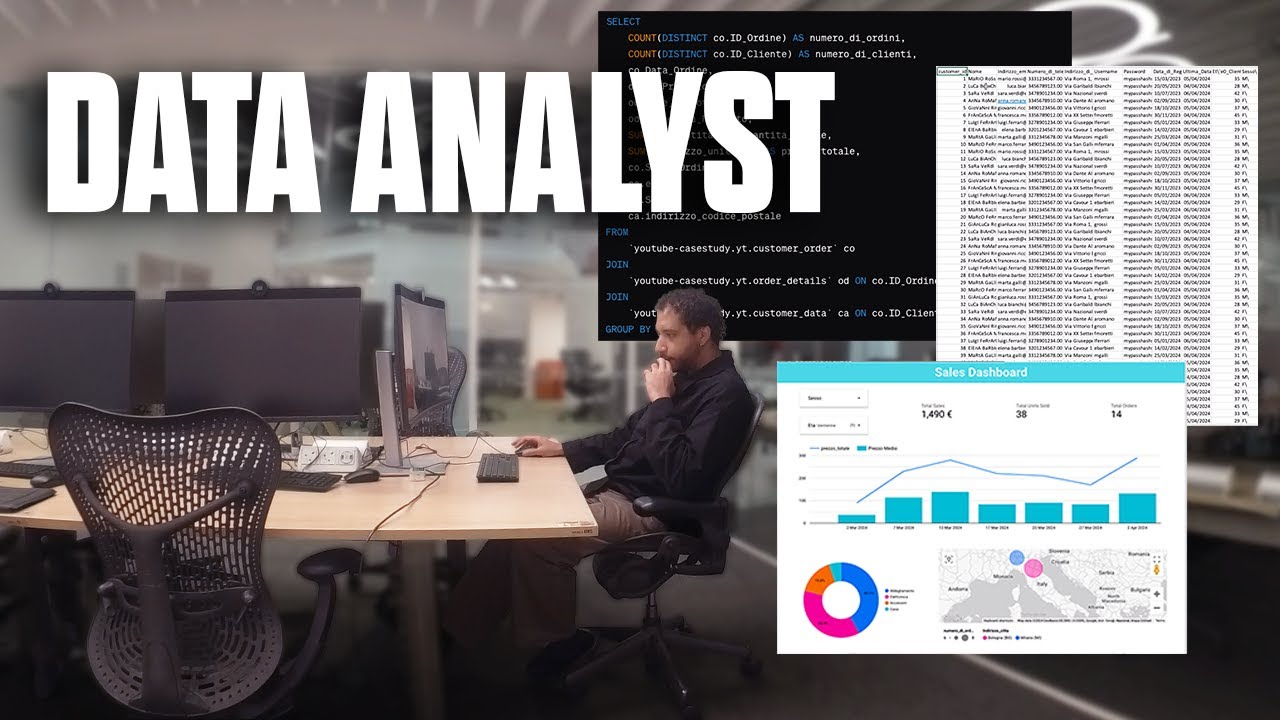 Progetto tecnico per DATA ANALYST