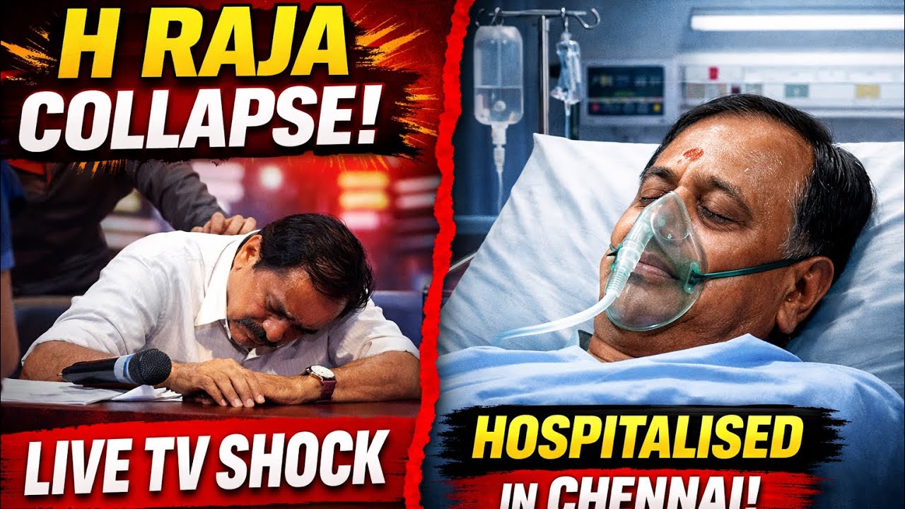 H Raja Health Update Today | BJP Senior Leader Hospitalised | Full Truth Explained