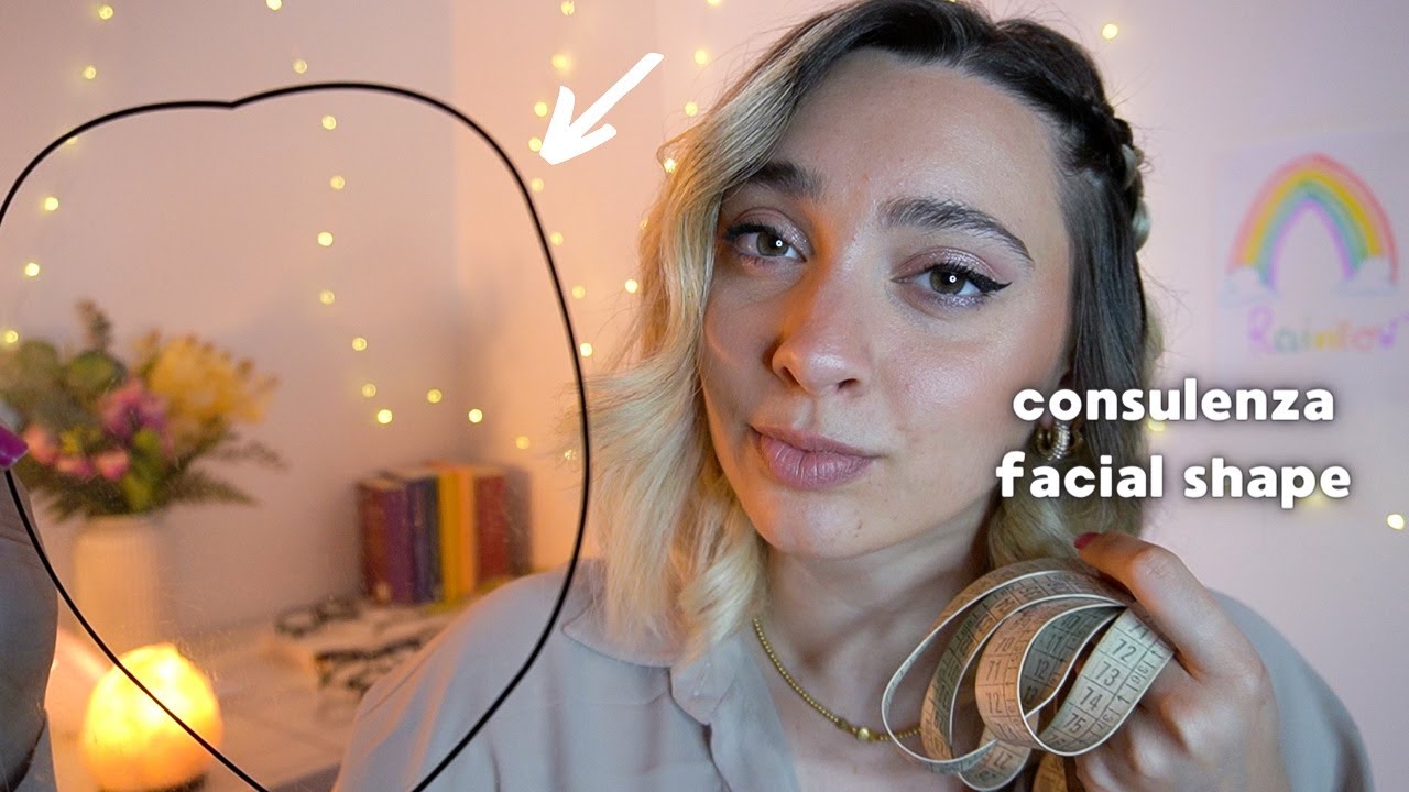 👁ANALISI DELLA FORMA DEL VISO 💆🏼‍♀️ | ASMR