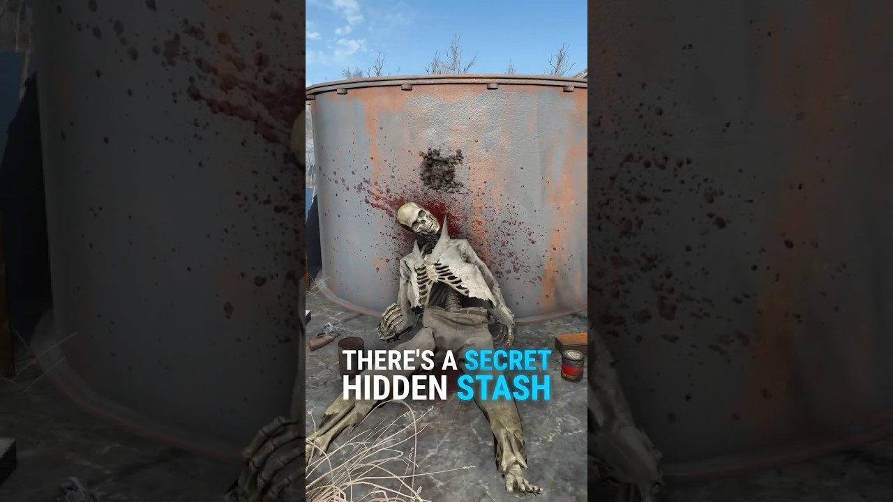 The Secret *Hidden Stash* everyone misses in Fallout 4...☢️ #fallout #fallout4