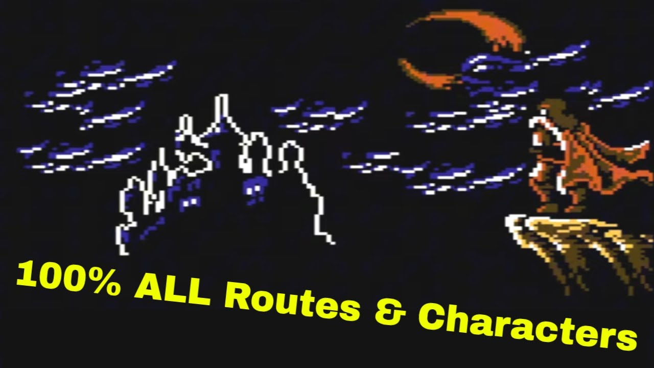 Castlevania III: Dracula's Curse (NES) – 100% Longplay | All Characters, All Routes & Endings