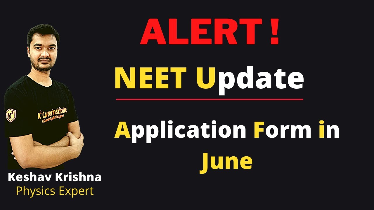 NEET 2021 | NEET Update | Application Form in June | Postpone Official Notification On 1 June?#short