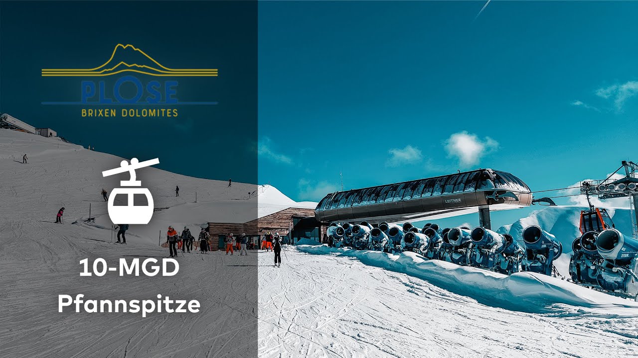 10-MGD Pfannspitze | Plose - Brixen | GoPro Timelapse 4K with GPS Data #dolomitisuperski