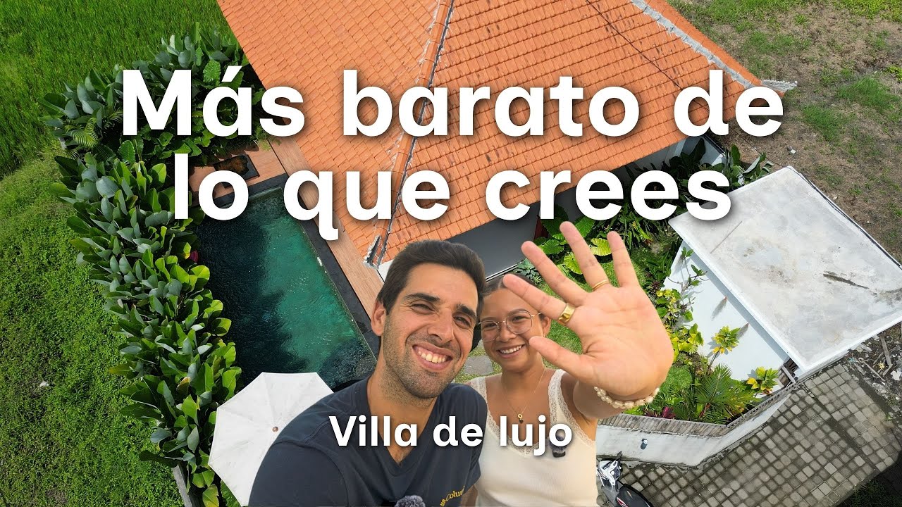 Cómo es y cuánto cuesta una VILLA de lujo en BALI | Hospedaje accesible en Ubud 2025