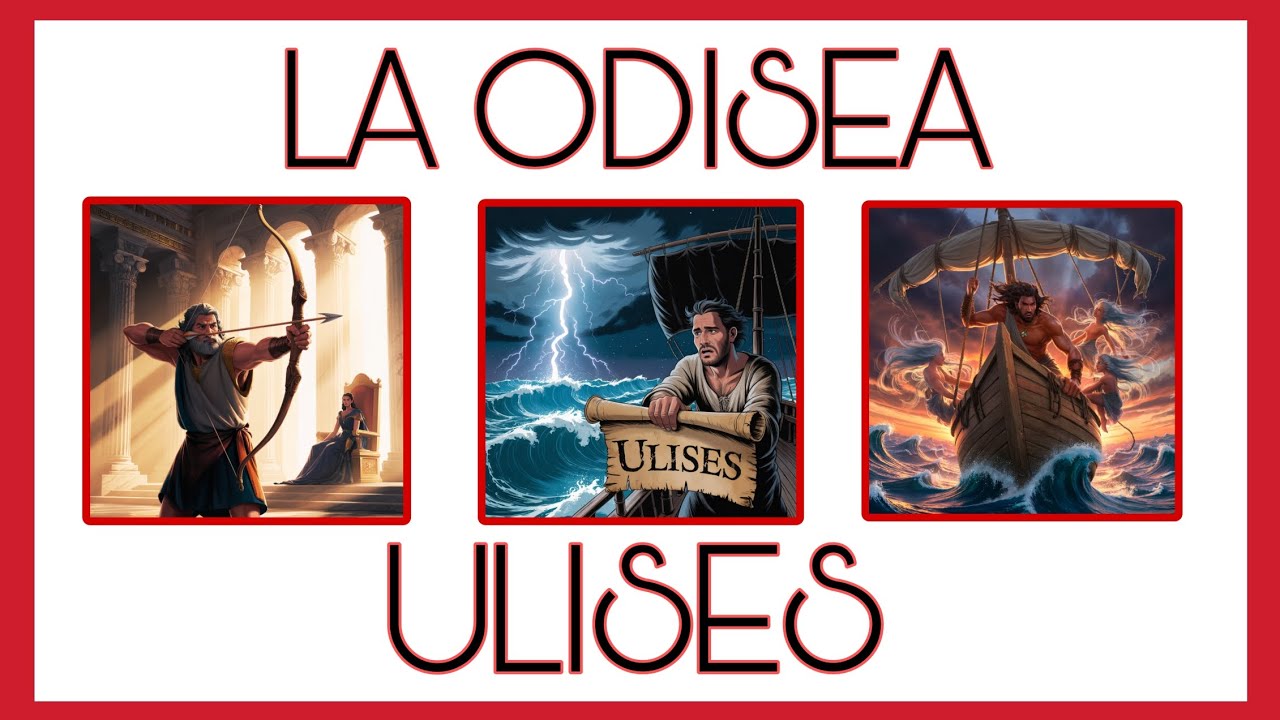 ❤️10CUENTOS de la ODISEA de HOMERO/VOZ HUMANA