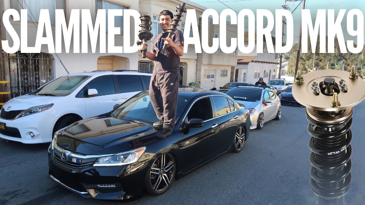 Slamming A 9th Gen Honda Accord | BC Coilovers Extreme Low Install!