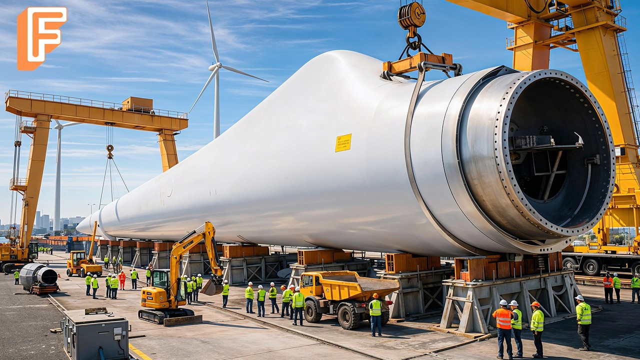 How Engineers Build 300-Foot Wind Turbine Blades That Survive 25 Years of Extreme Stress