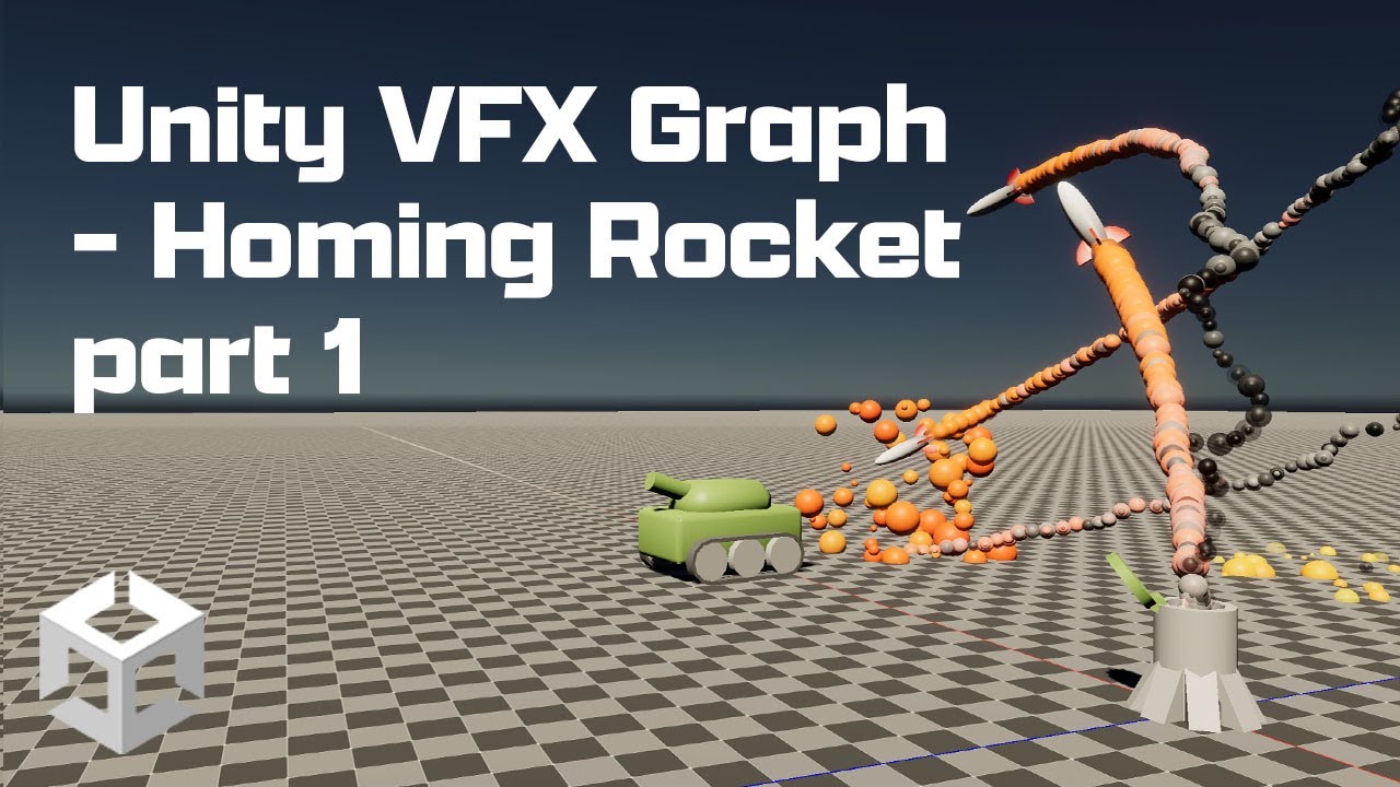 Unity VFX Graph Homing Rocket - part 1