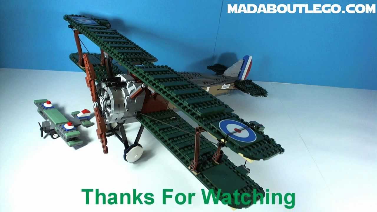 LEGO Sopwith Camel 10226 Stop motion Build