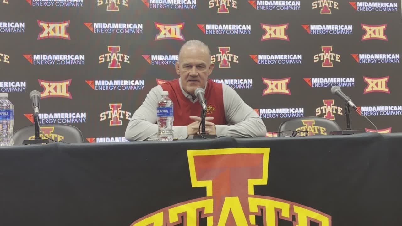 Kevin Dresser press conference UNI | Iowa State wrestling | Feb. 15