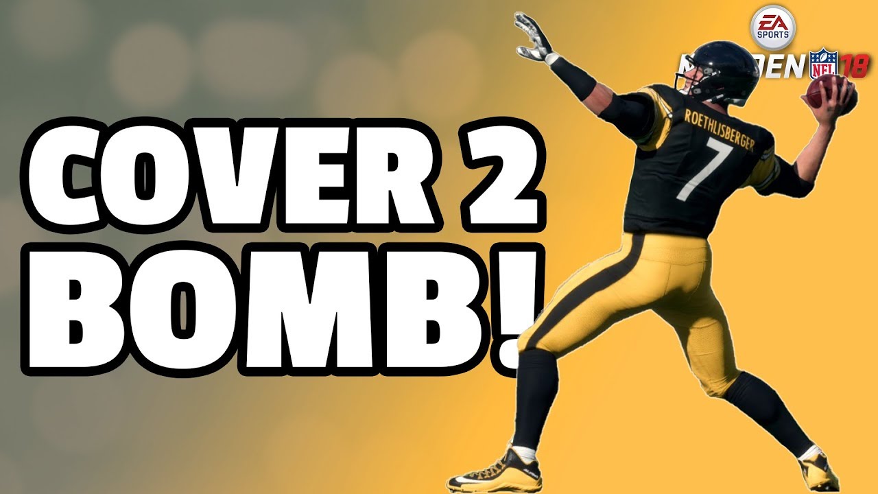 Madden 18 | How to Beat Cover 2 w / MLB in Deep Blue for a 1 Play TD!