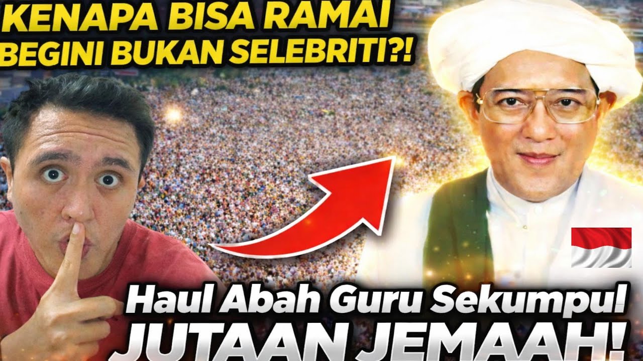 Bukan Artis, Tapi Disambut Jutaan Manusia… Siapa Sebenarnya Abah Guru Sekumpul🇲🇾REACTION🇮🇩