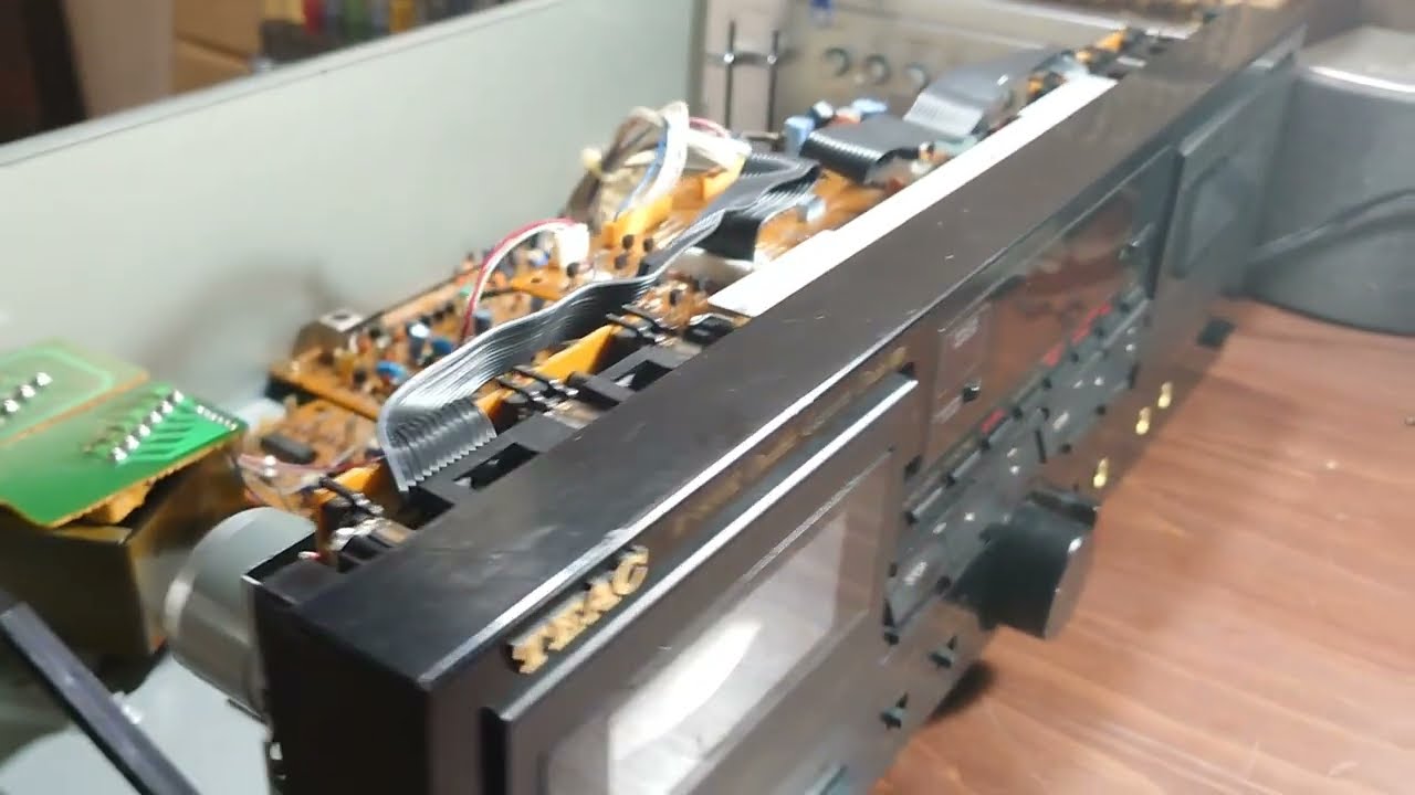 TEAC W-800R ジャンクWカセットデッキ修理