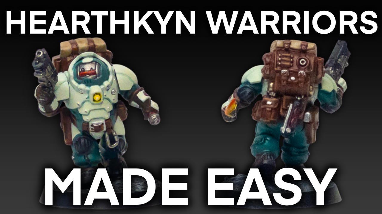How to Paint the Hearthkyn Warriors in a short manner (Tutorial)