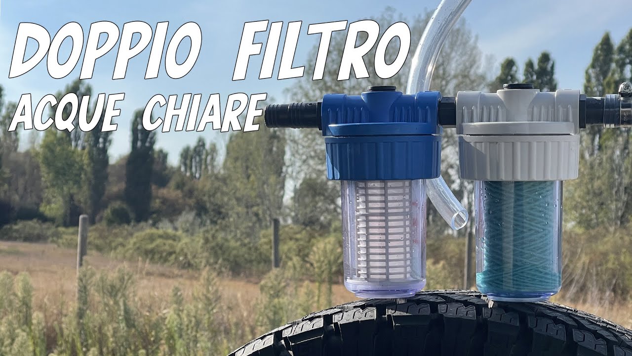 VIVERE IN CAMPER: come filtrare il carico d’acqua - tanica acque chiare sempre pulita (Ep. 62)