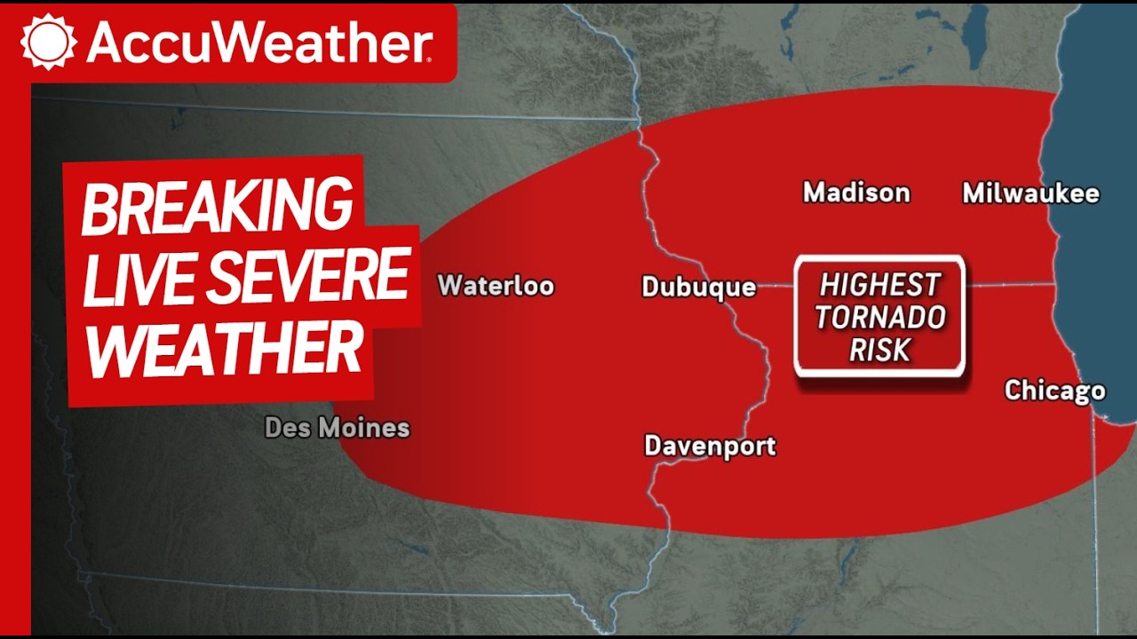 As It Happened: Severe Weather / Tornado Coverage With Storm Chasers April 14