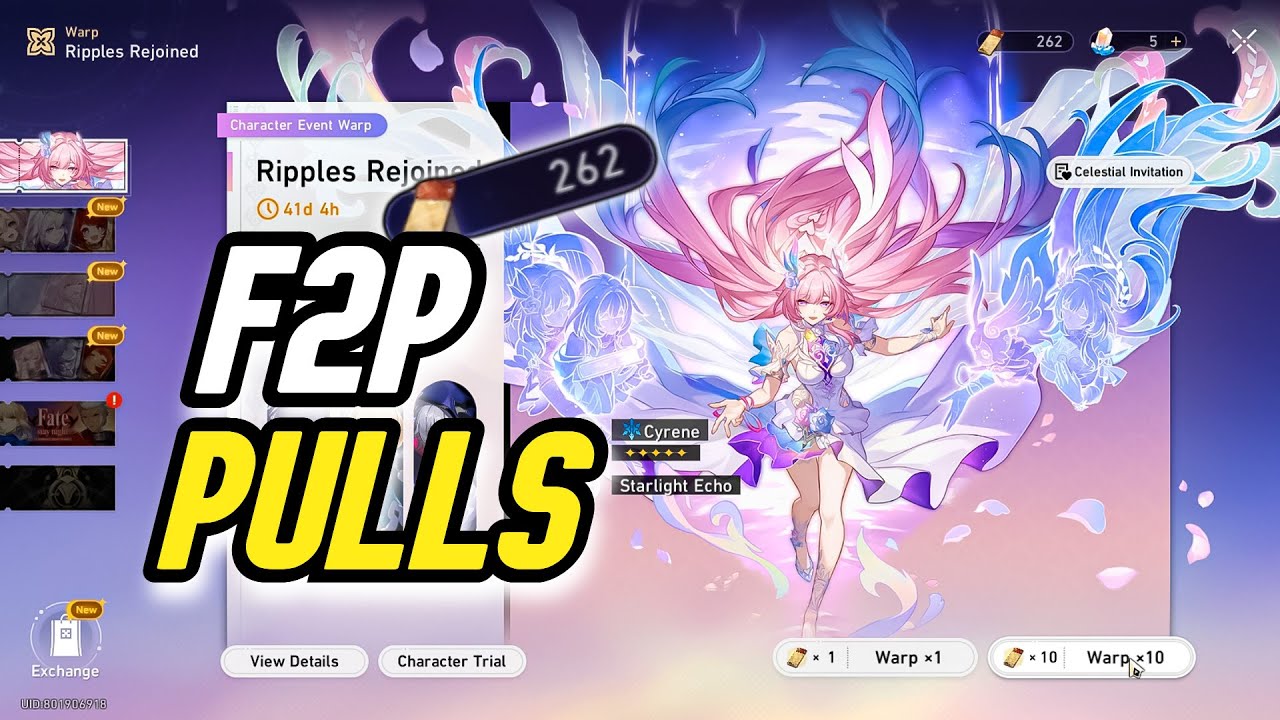 Cyrene Pulls F2P | Honkai Star Rail 3.7