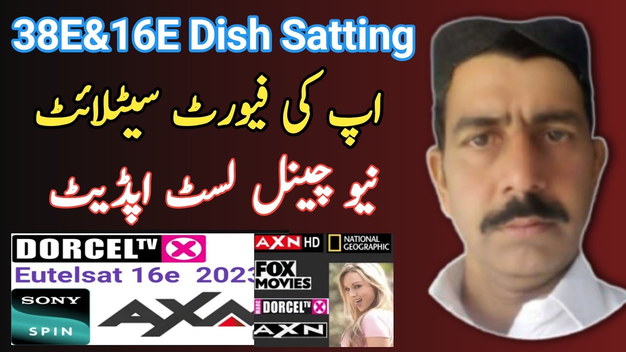 Paksat38e|&Eutelsat16e Dish Sattings@New Channel List Update