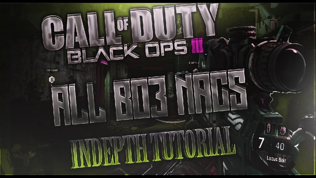 BO3 ALL NACS IN DEPTH TUTORIAL | Erupt