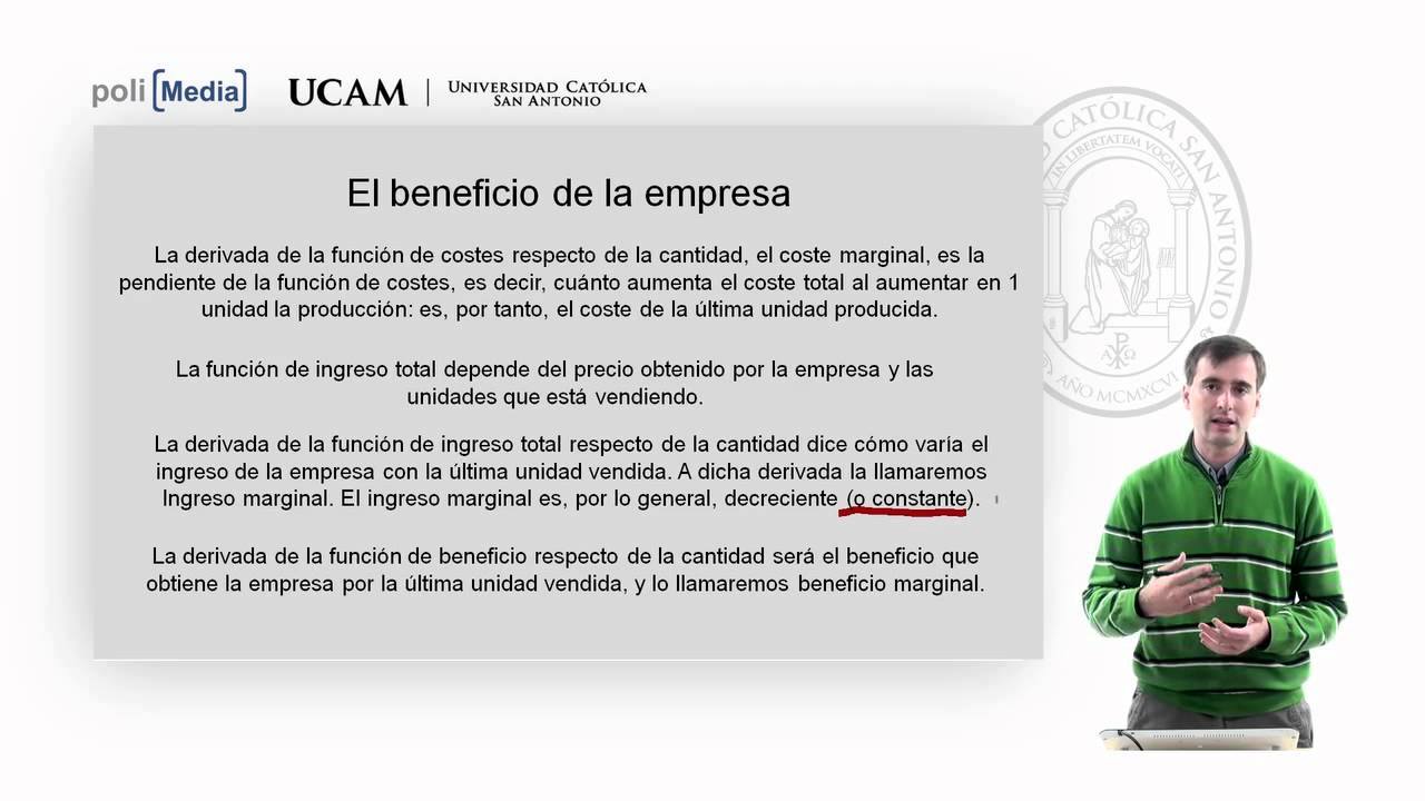 Microeconomía II - La competencia perfecta (1) - Alfonso Rosa