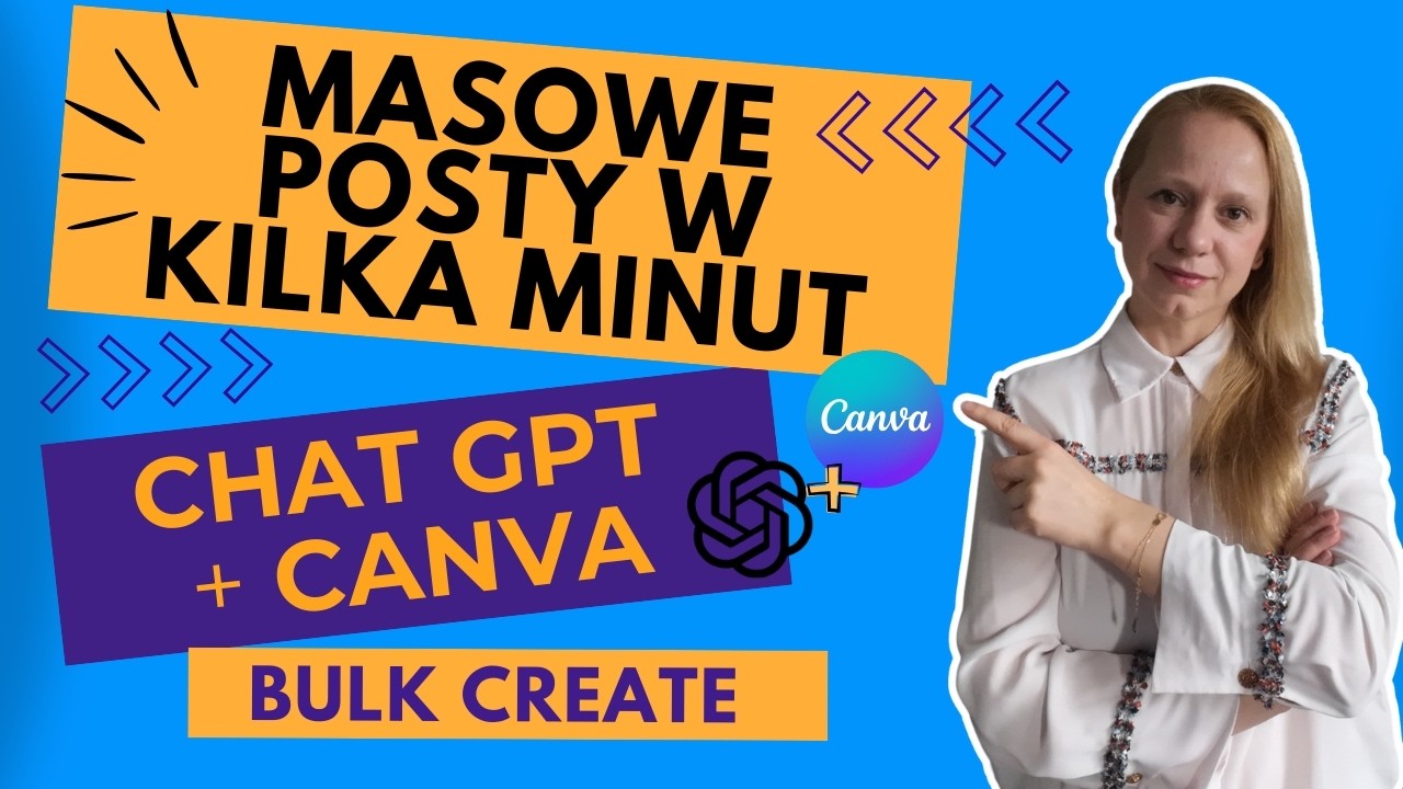 Masowe posty na Instagram w kilka minut | ChatGPT + Canva Bulk Create