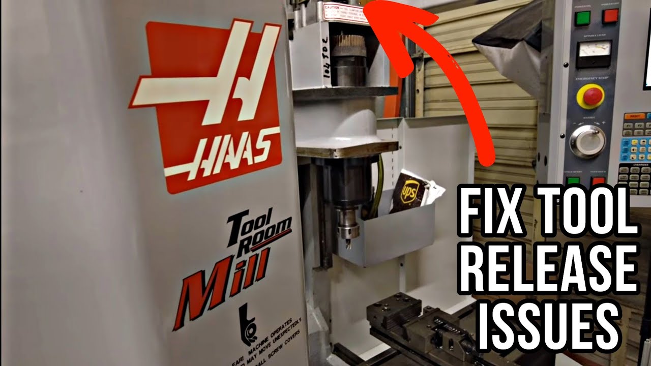 HAAS CNC Fix Stuck Tool Release Issues by Replacing Humphrey Valve with Legris Valve | TM-1 Mill