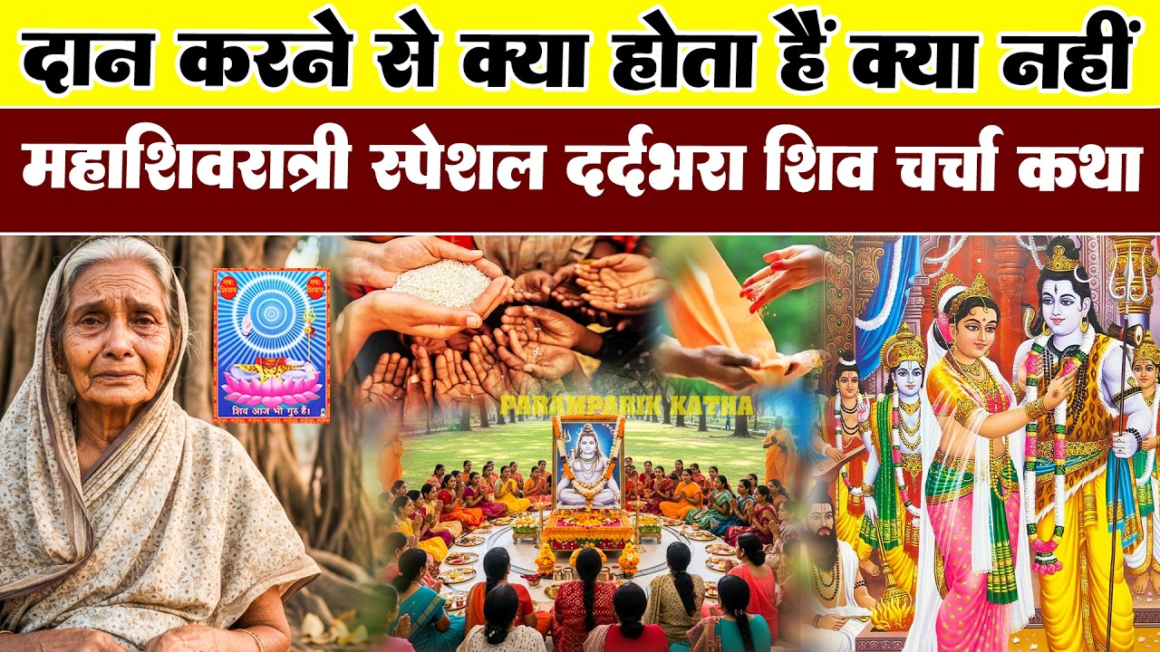 दान करने से क्या होता हैं क्या नहीं | #महाशिवरात्रि स्पेशल दर्दभरा शिव चर्चा कथा | Paramparik Katha