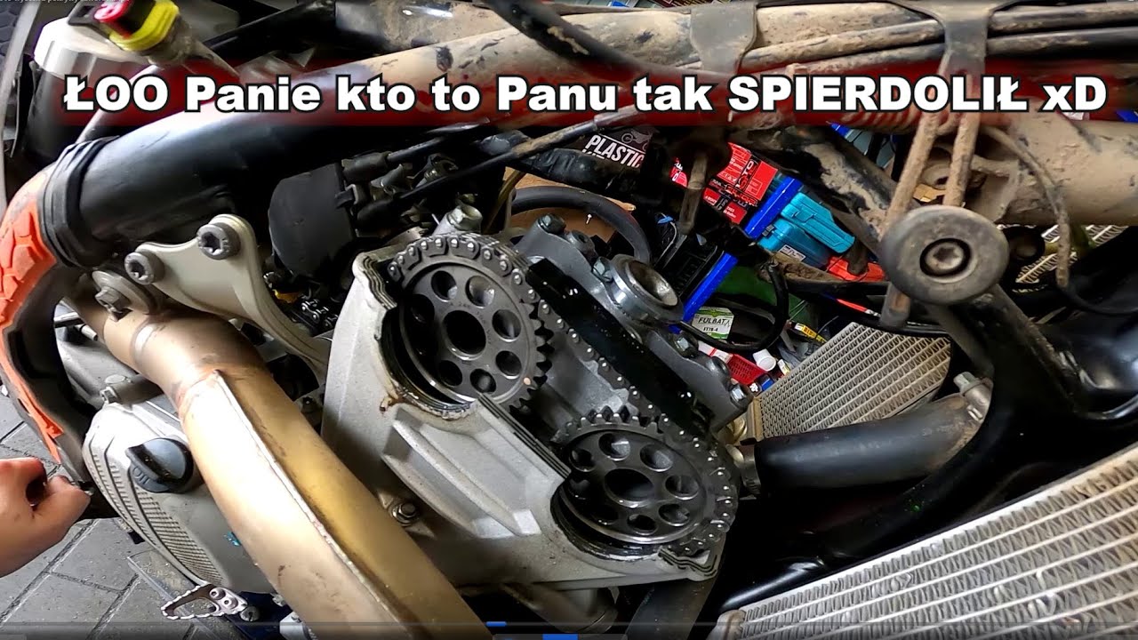 KTM sxf 250 2019 wyciek z pokrywy zawor&oacute;w