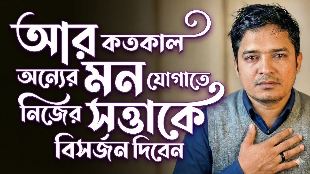 আর কতকাল অন্যের মন জোগাতে নিজের সত্তাকে বিসর্জন দিবেন 