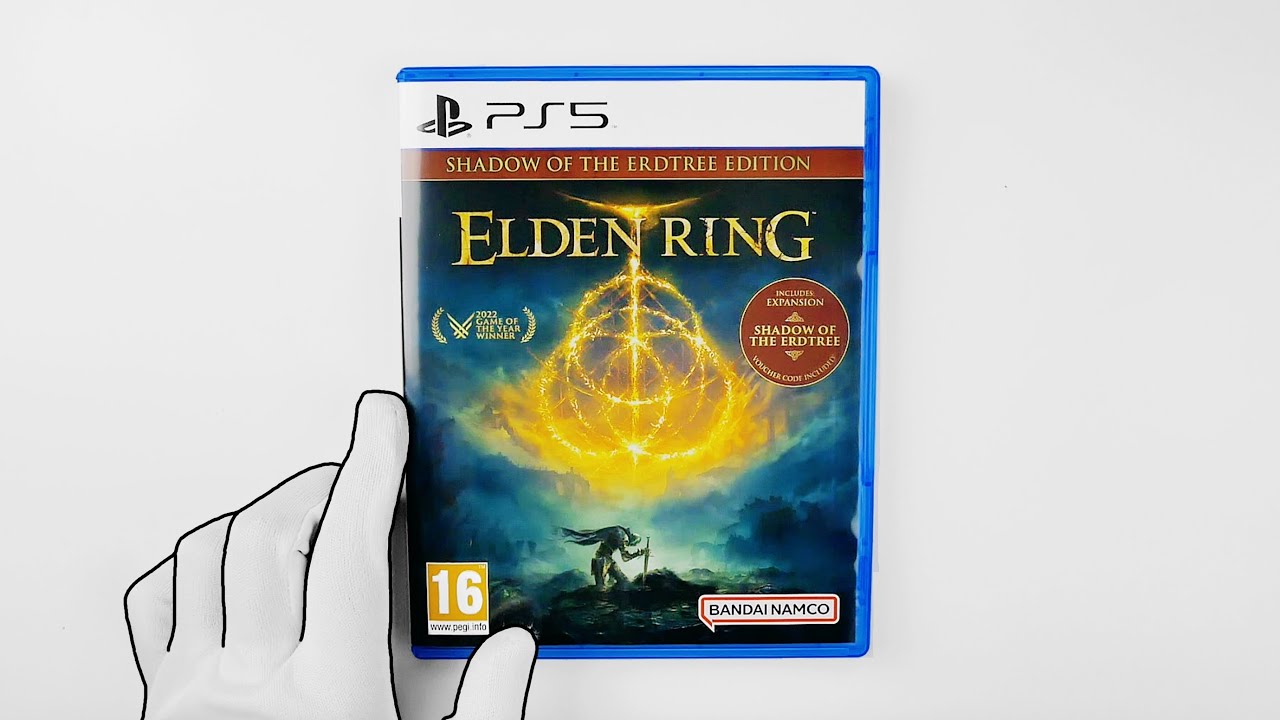 Elden Ring SHADOW OF THE ERDTREE EDITION PS5 Unboxing