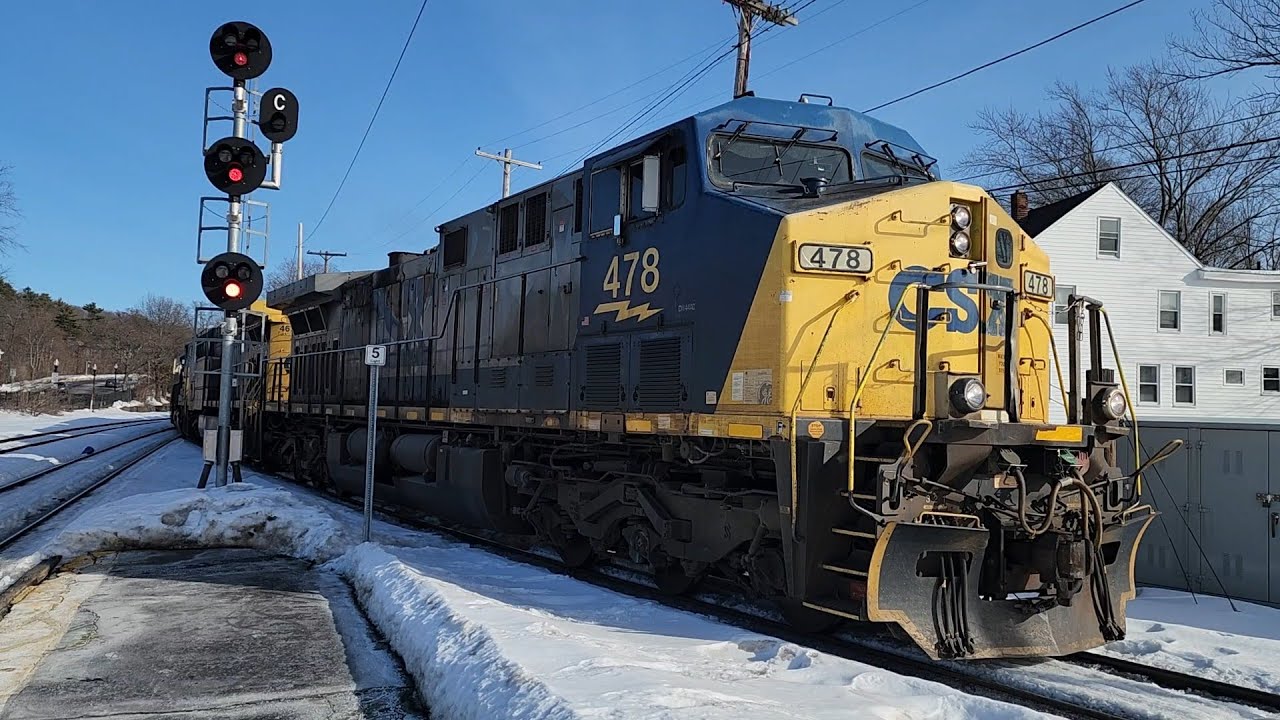 CSX M427 478 467 5460 in Ayer MA 