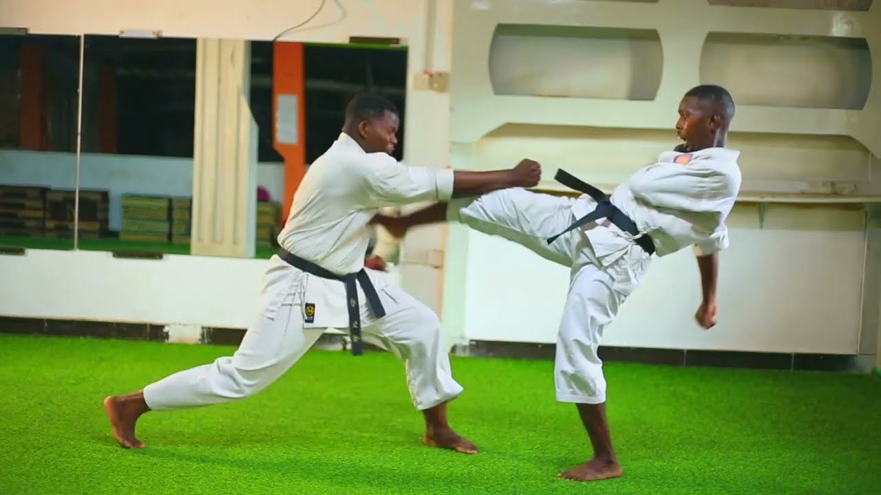 Eagle Shotokan Sparring Techniques Sensei Miraji Vs Sempai Ibrahim